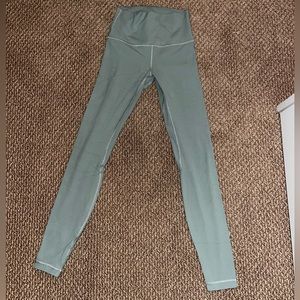 Lululemon Teal legging- size 4
